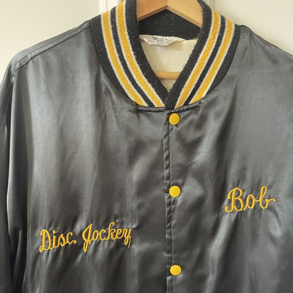 Vintage West Wind Varsity Jacket - Disc Jockey Bob Mens XL